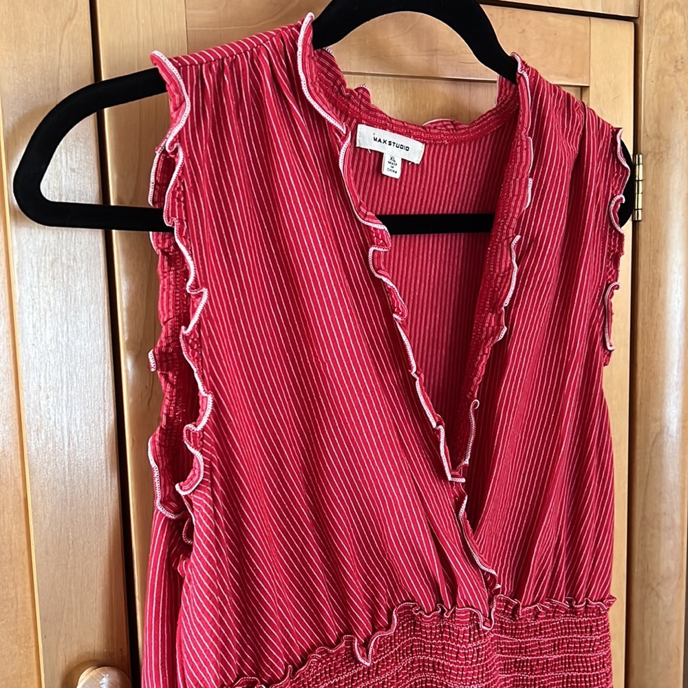 Red and white striped dress! - Picture 2 of 8